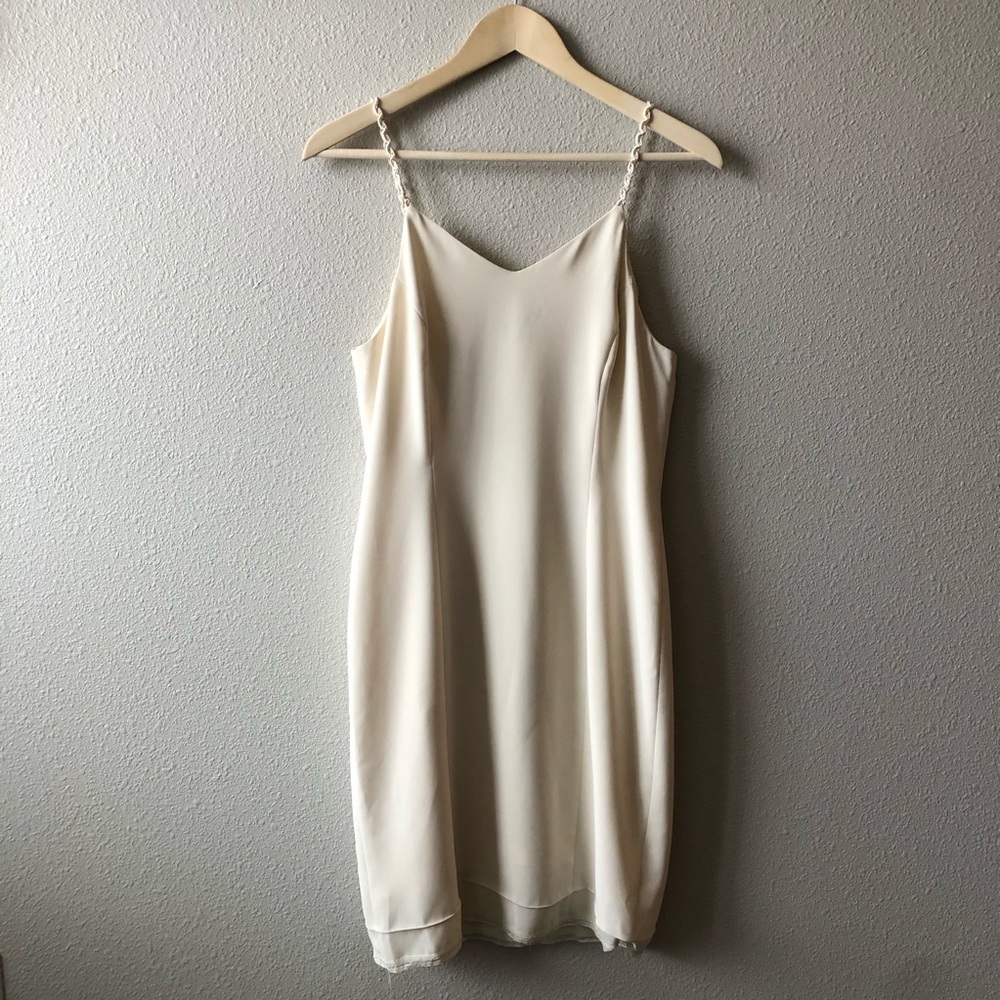 Vintage Jones New York Off White Slip Dress 6P